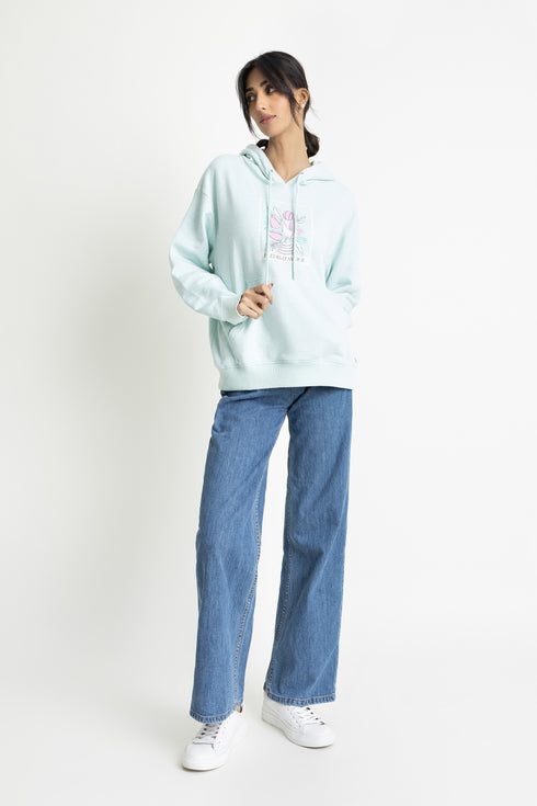 The Oversized Floral Hoodie